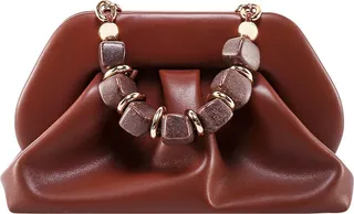 Handbag with stones detail