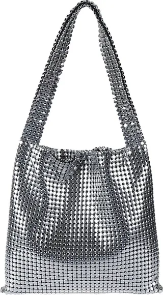 Metallic Embellished Shoulder Bag