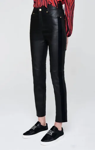 Lenima Leather Pants in Black