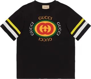 GG-logo print cotton T-shirt
