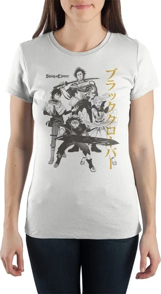 Black Clover TShirt Character Anime Apparel- XX-Large