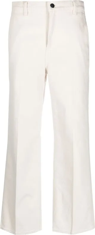 Cropped Wide-Leg Trousers