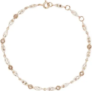 9kt yellow gold Ava diamond bracelet