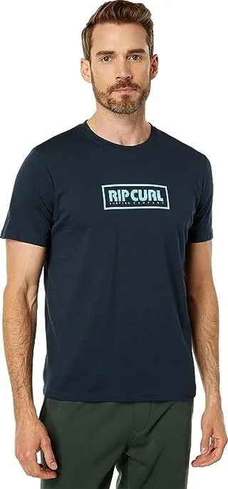 Rip Curl Big Mumma Icon Short Sleeve Tee (Dark Navy) Men's T Shirt