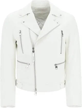 Alexander Mcqueen Leather Biker Jacket