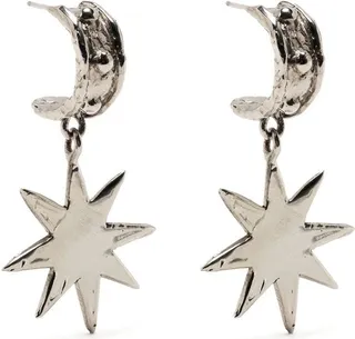 Big Star half-hoop earrings