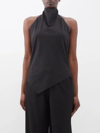 Bence Halterneck Wool Top