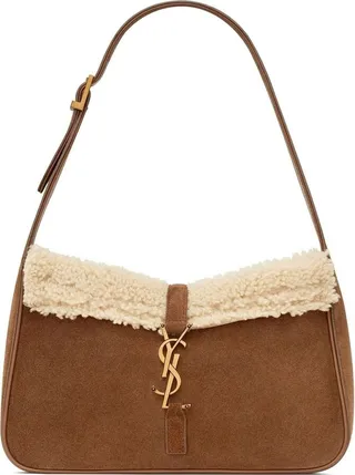 Logo-Plaque Shoulder Bag