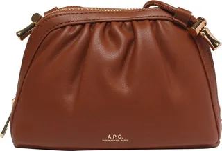 A.P.C. Ruched Detailed Drawstring Crossbody Bag