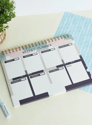 Abstract Weekly Planner