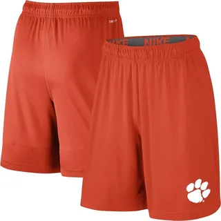 Men's Nike Orange Clemson Tigers College Primary Logo 2.0 Fly Performance Shorts