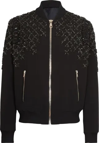 Embroidered Bomber Jacket