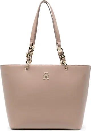 Chain-Strap Tote Bag