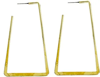 Rectangle Hoop Earrings