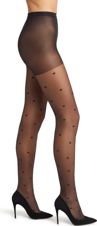Square Dot Sheer Tights