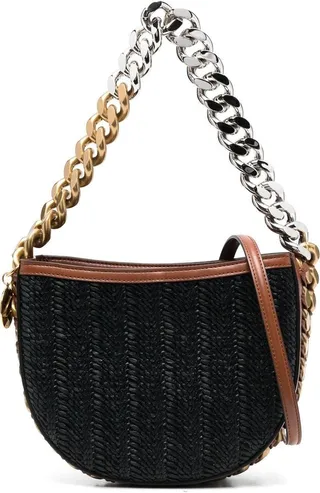 Frayme woven shoulder bag