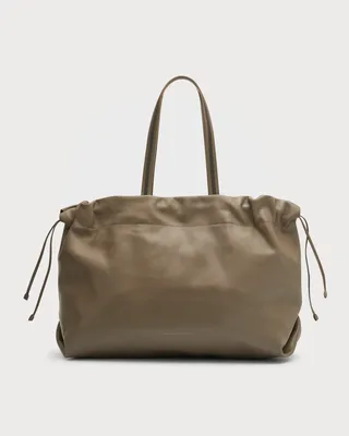 Large Monili Napa Leather Tote Bag