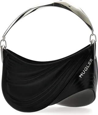 'small Embossed Spiral Curve 01' Handbag