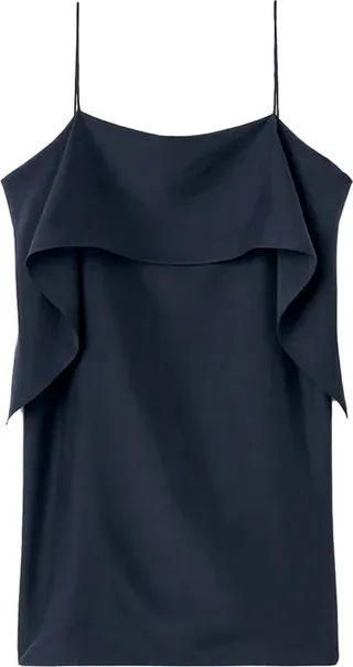 Draped Silk Cami