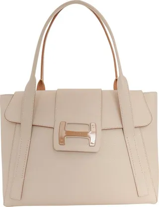 Hogan Logo Plaque Tote Bag