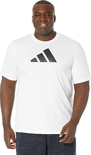 adidas Future Icon 3-Bar Tee (White) Men's Clothing