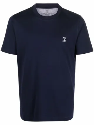 logo-print crewneck T-shirt