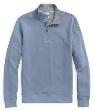 French Rib Quarter Zip Pullover