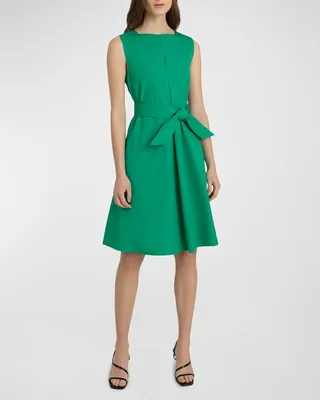 Vivienne B Sleeveless A-Line Midi Dress