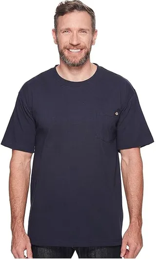 Dickies Heavyweight Crew Neck Tee (Dark Navy) Men's T Shirt