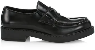 Spazzolato Leather Loafers