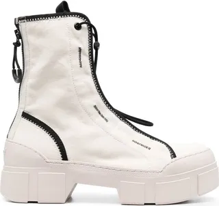 Drawstring Combat Boots