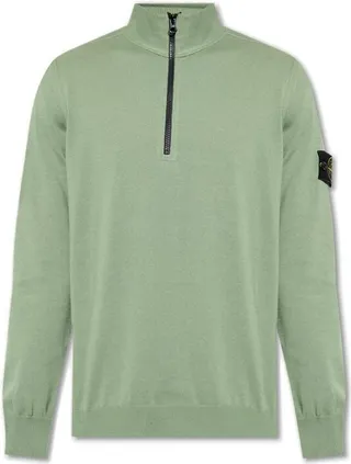 Stone Island Half-Zip Long-Sleeved Jumper
