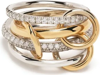 18kt Yellow And White Gold Diamond Ring