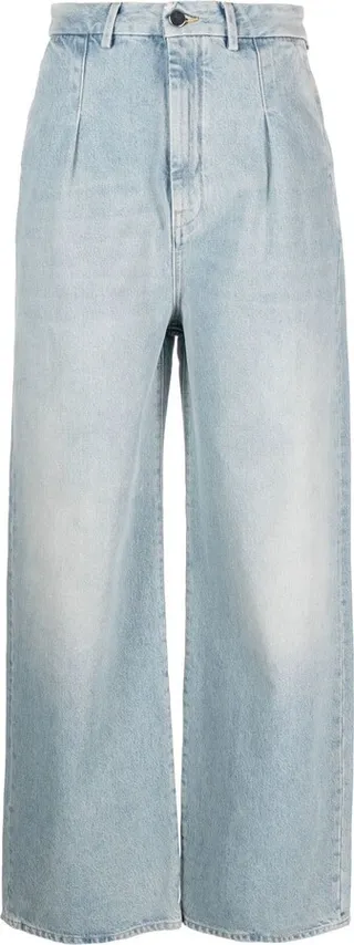 High-Waist Wide-Leg Jeans