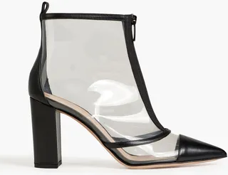 Watson PVC and leather ankle boots