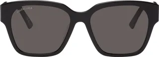 Balenciaga Black Square Sunglasses