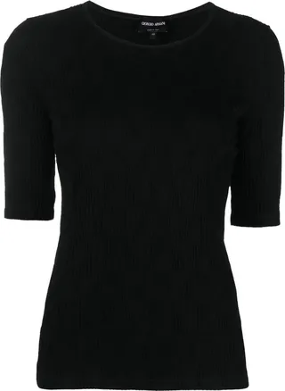 jacquard jersey T-shirt
