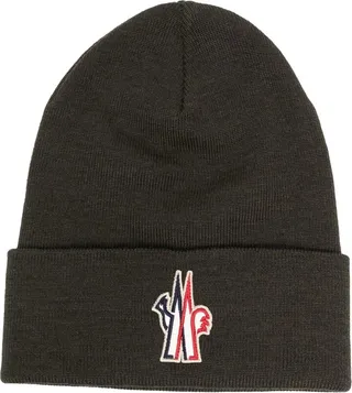 Logo-Patch Wool Beanie