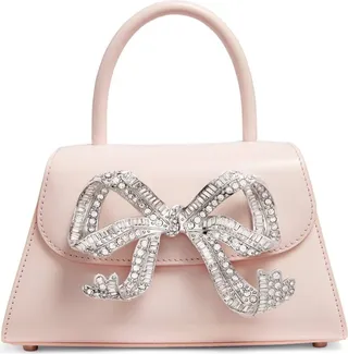 Self-Portrait Mini Leather The Bow Bag