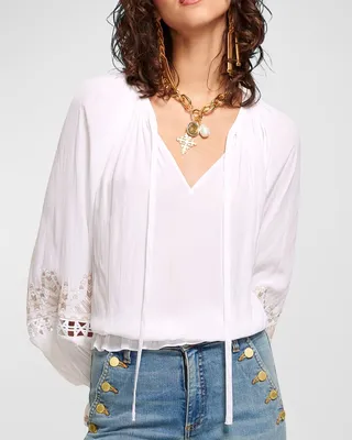 Alizee Embroidered Blouse