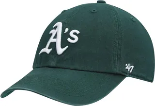 Men's '47 Brand Green Oakland Athletics Franchise Team Fitted Hat
