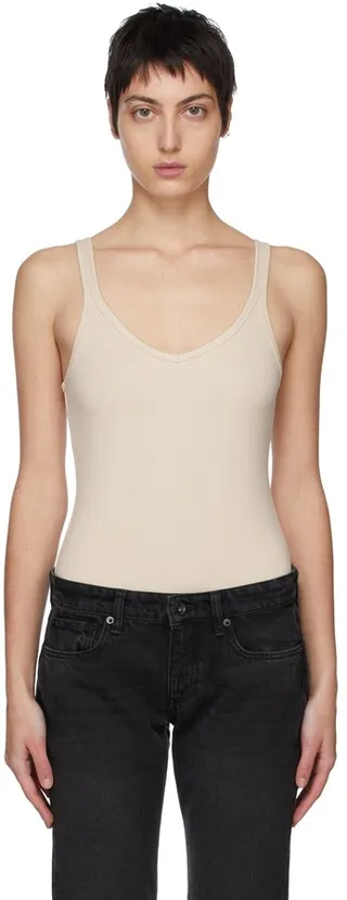 rag & bone Off-White Archetype Roxie Bodysuit