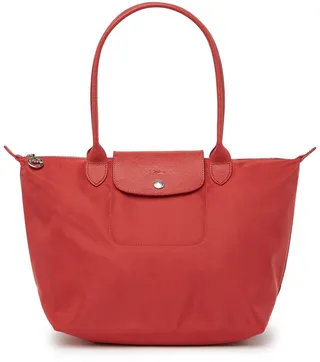 Leather Trimmed Tote