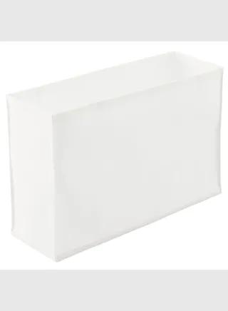 Non-Woven Fabric Partition Case with Variable Height, W 11 x D 325 x H 21 cm, 2 Pieces, S, Neutral