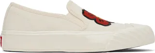 Kenzo Off-White Kenzo Paris Kenzoschool Slip-On Sneakers