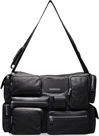 Logo Zipped Shoulder Bag