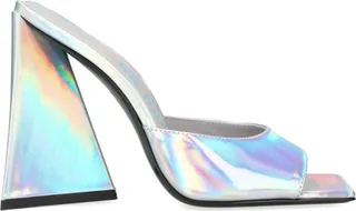 The Attico Leather Devon Mules 115