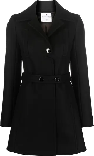Notched-Lapel Short Coat