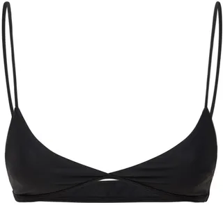 Ischia recycled tech triangle bikini top