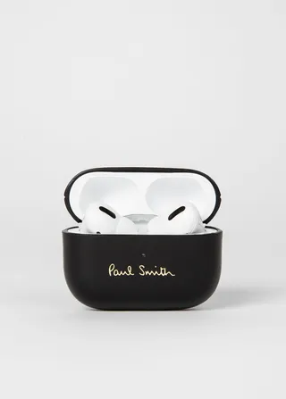Paul Smith X Native Union - Black Leather AirPod Pro Case